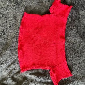 Off the shoulder crop top